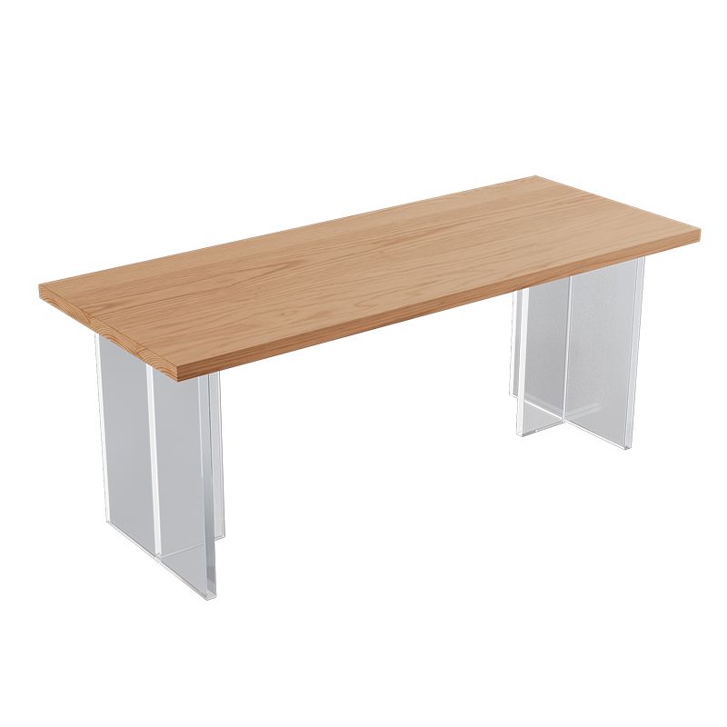 Modern Solid Wood Dinette Set 1/5 Pcs Standard Height Dining Room Table Set