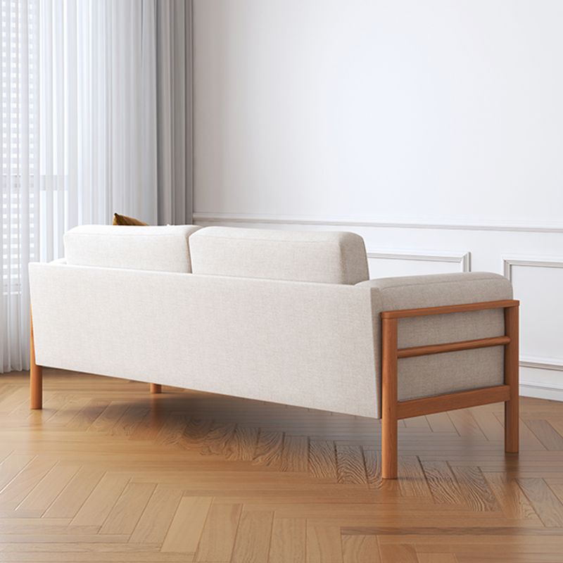 Fabric Loose Back Sofa 32.68" D x 59/66.93/78.74" W x 32.26" H Square Arm Sofa