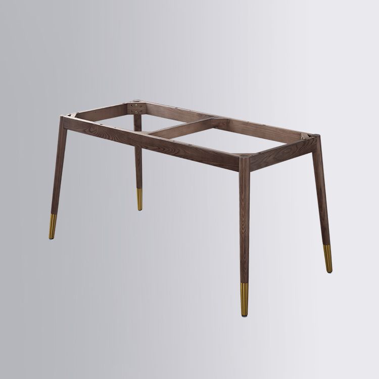 Rectangle 4 Legs Luxury Table White Sintered Stone Top Fixed Table