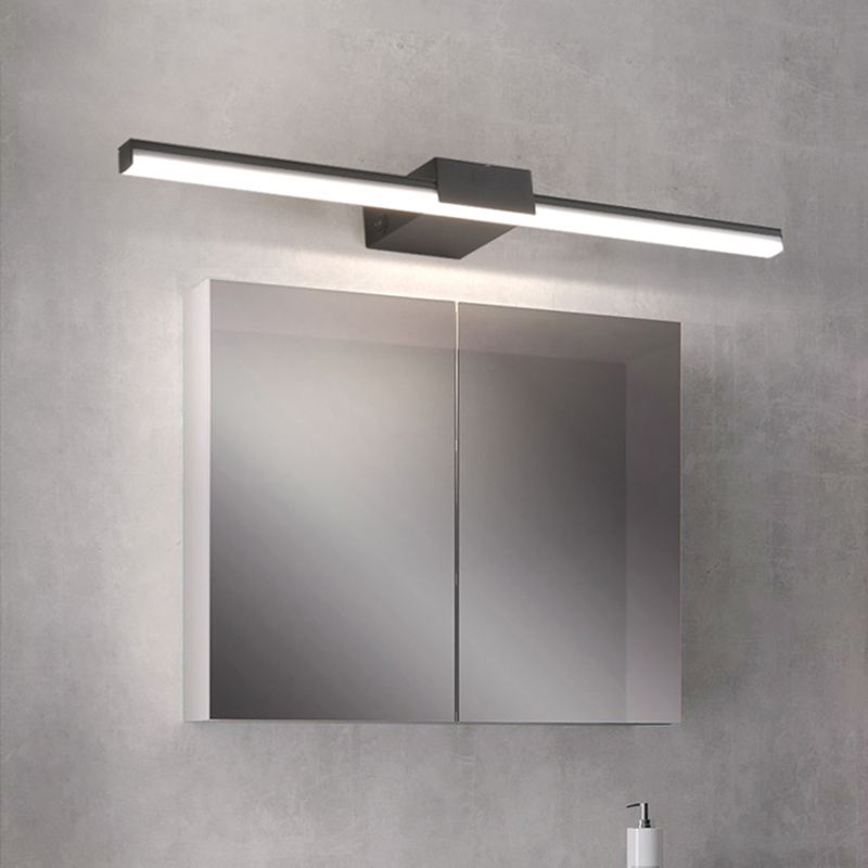 Modern Minimalist Style Linear Wall Mounted Vanity Lights Metal Vanity Wall Light Fixtures for Bathroom