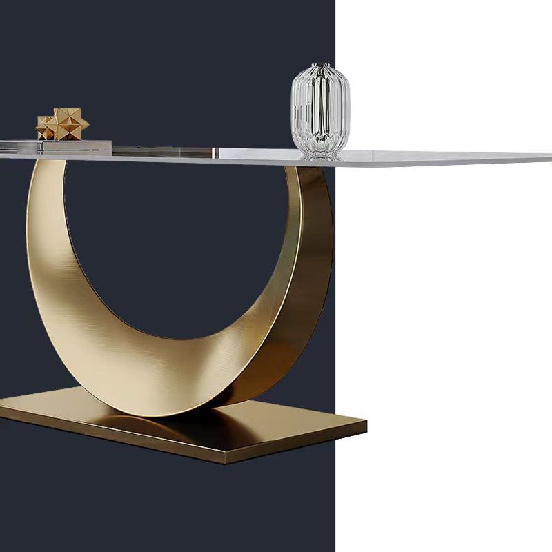 1/4/5/6/7 Pieces Dining Table Set with Sintered Stone Top Dining Chairs Set for Home