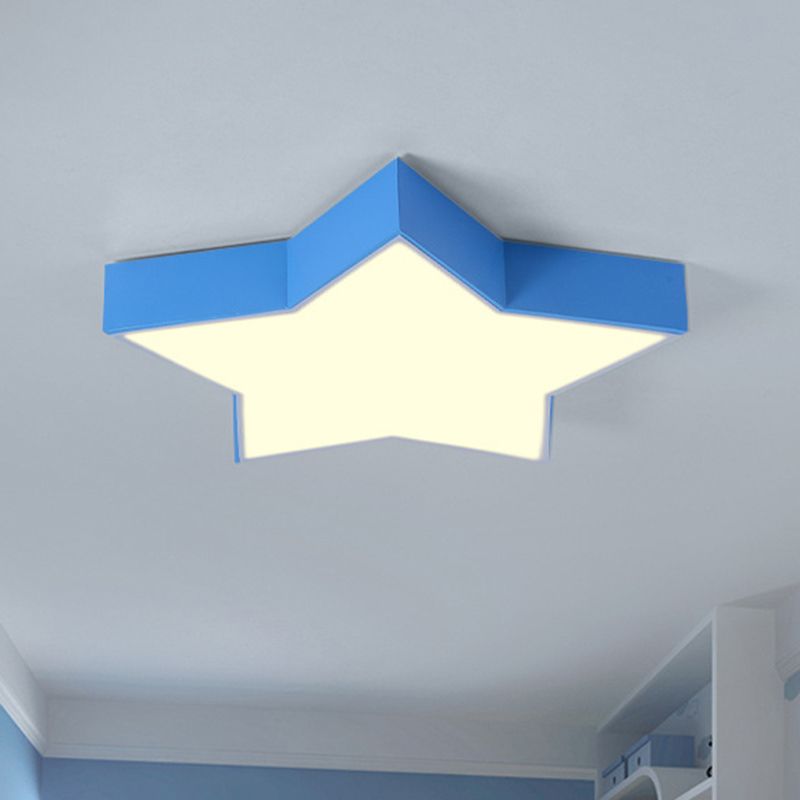 Plafonnier LED Simplicity Star en acrylique pour chambre d'enfant