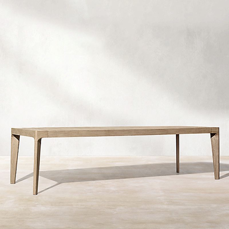 Bohemian Style Solid Wood Dining Table Set 1/7 Pieces Dining Table Set for Outdoor