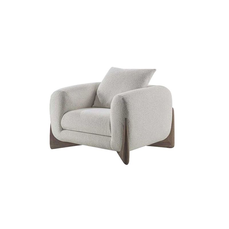 Contemporary Sofa Stationary Fabric Living Room Tuxedo Arm Seating
