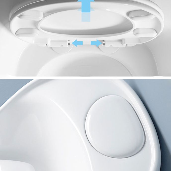 Modern Siphon Jet Urine Toilet Wall Hung Flush Toilet with Toilet Seat