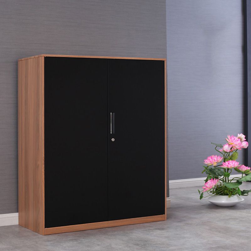 Industrial File Cabinet Adjustable Storage Shelves Wood Fireproof Cabinet