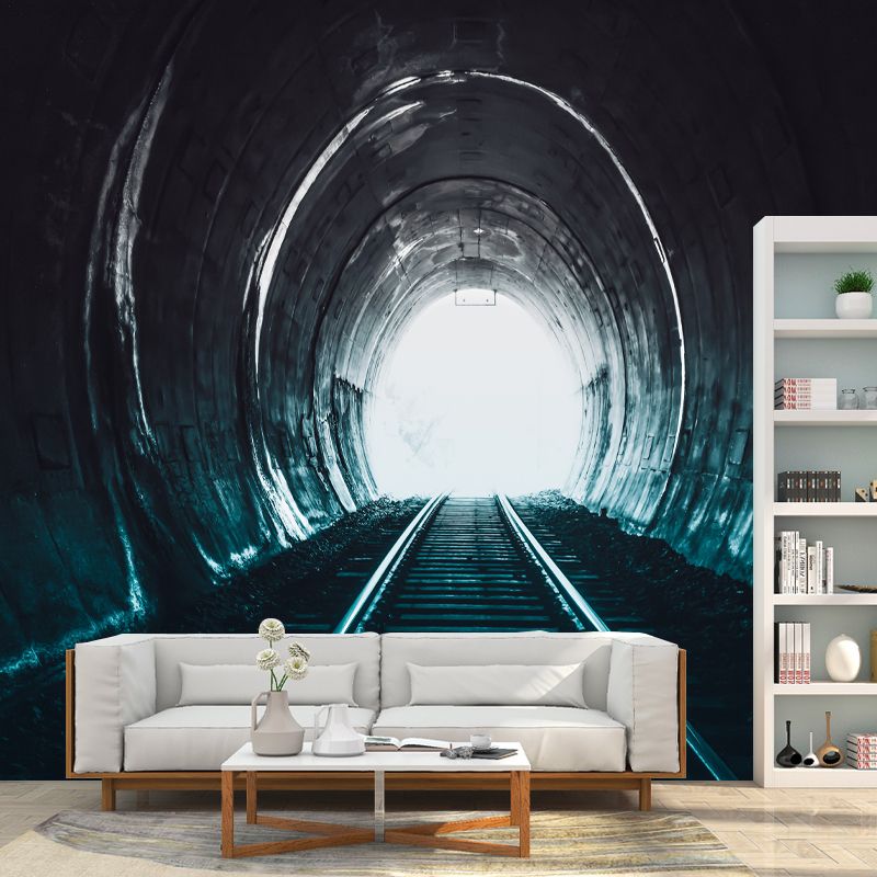 Contemporary Stain Resistant Wall Decor Spatial Extension Mural for Living Room