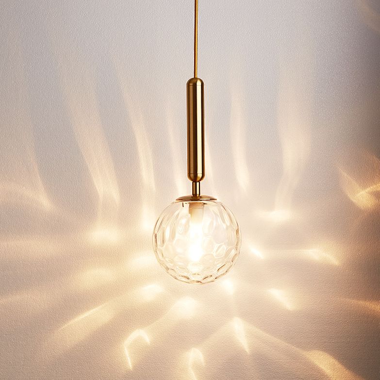 Aménagement d'éclairage de pendentif sphérique