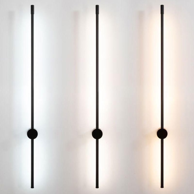 Escaleras de barra delgada lámpara de apliques de aluminio accesorio de iluminación montado en la pared LED minimalista