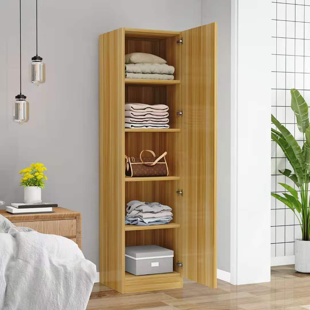 Matte Finish Cabinet with 1 Door Contemporary Manufactured Wood Storage Cabinet