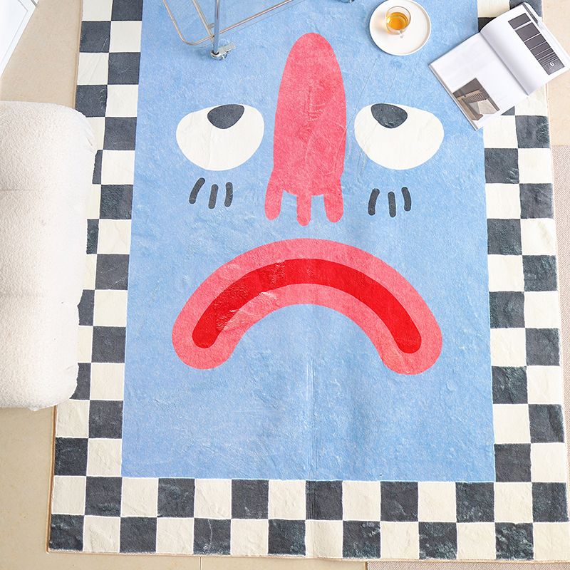 Stijlvolle moderne tapijt geometrische print polyester gebied Tapijt niet-slip achterste ruggebied tapijt voor woonkamer