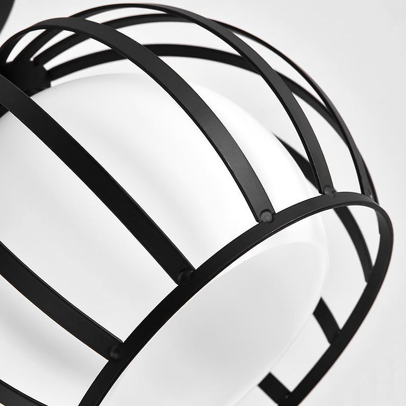 Metalen bol frame semi spoelplafondlicht moderne eenvoud stijl verlichting lamp voor slaapkamer gangpad