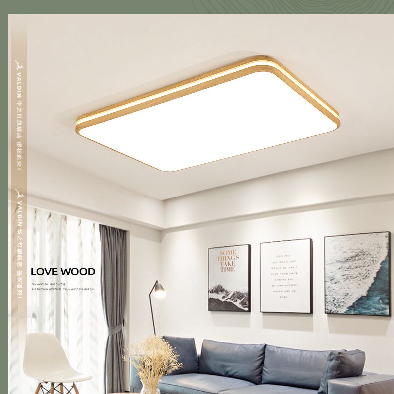 Geïntegreerde LED semi-inbouwverlichtingsarmaturen Ultra-moderne acryl plafondgemonteerde kroonluchter voor slaapkamer