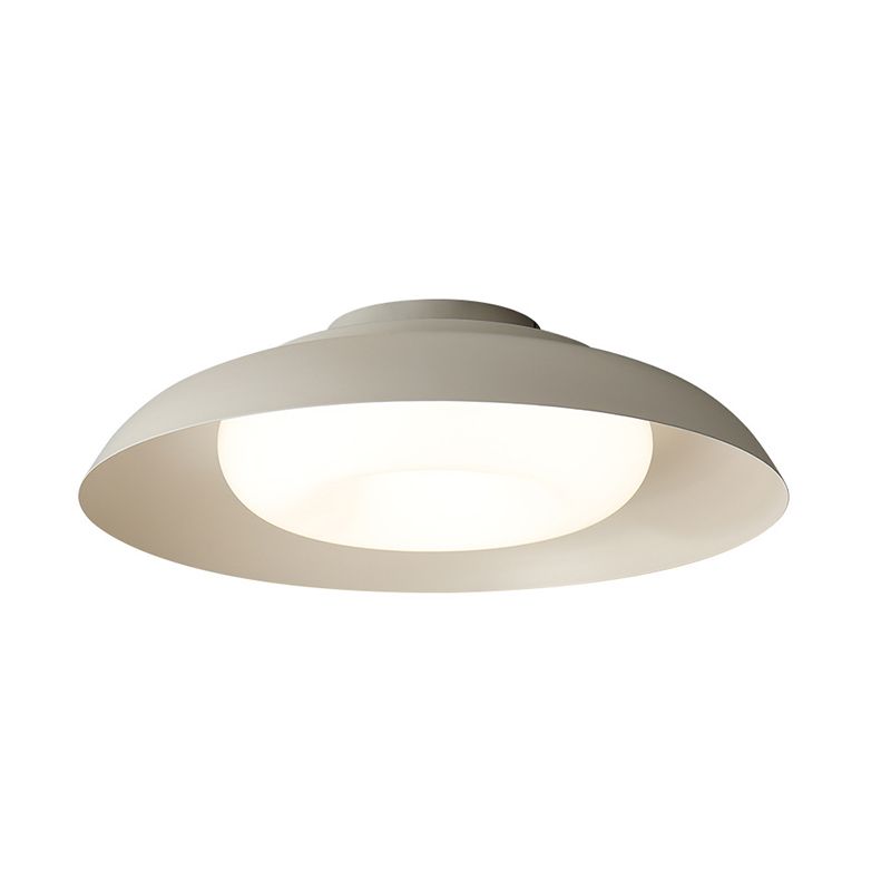 Contemporary Metallic LED Ceiling Light Simple Flush Mount Light Fixture for Bedroom