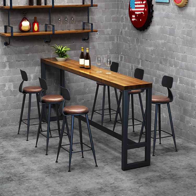 Solid Wood Table Rectangle Dining Table for Kitchen Living Room Coffee Room