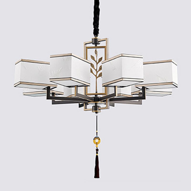 Forme de géométrie de style moderne Tabrics de lustre de la lampe à suspension multicer