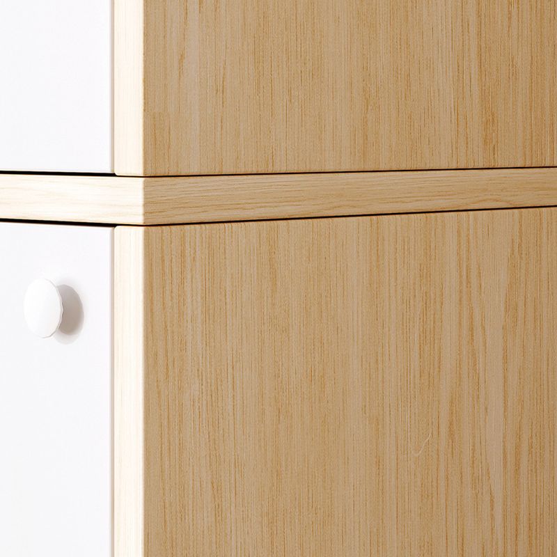 15.74" L Modern Accent Cabinet Wooden Storage Cabinet with Shelves