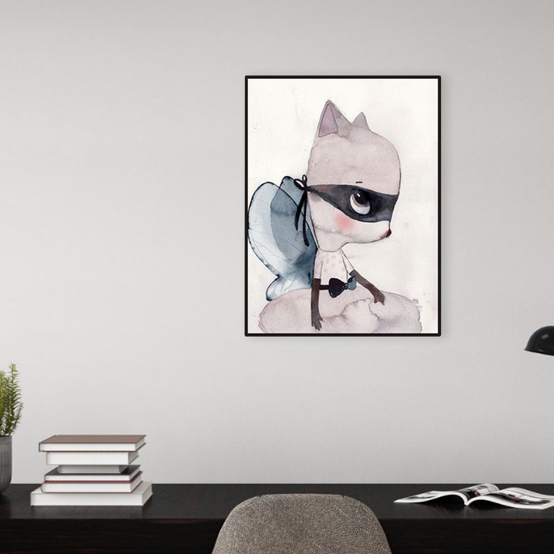 Versatile Deer Wall Decor Pastel Color Children's Art Style Painting for Kids Bedroom