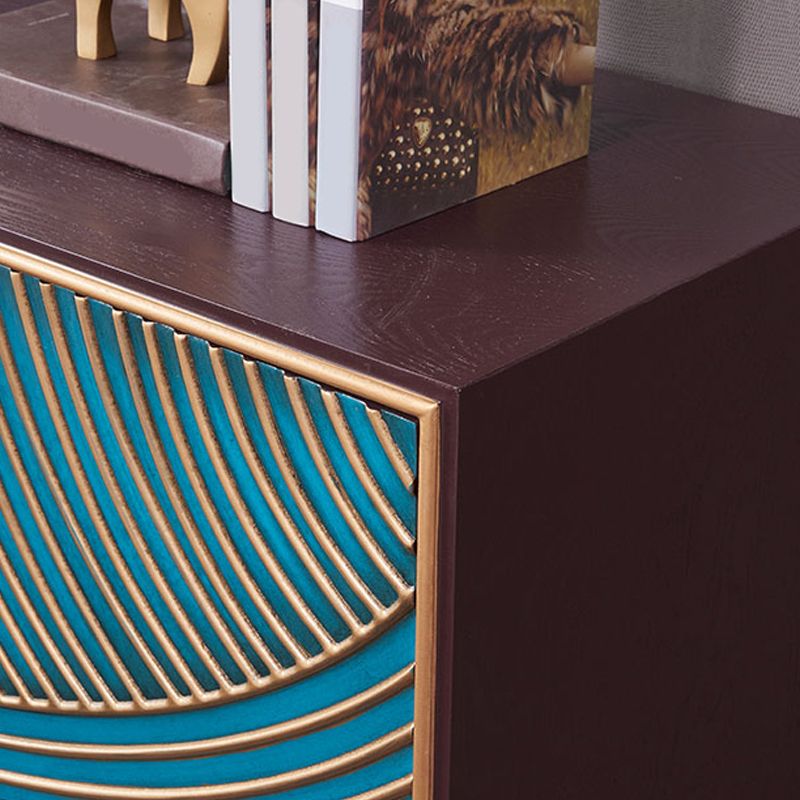 15.6-inch W Solid Wood Storage Chest Classic Glam Storage Chest Dresser