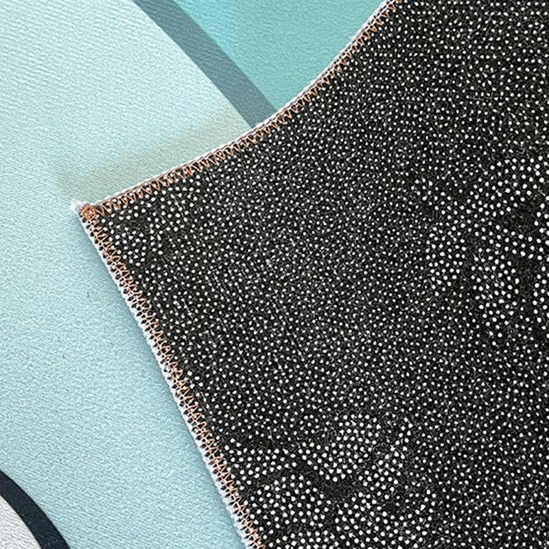 Modern Carpet Creative Abstract Pattern Carpet Polyester Area Rug with Non-Slip Backing