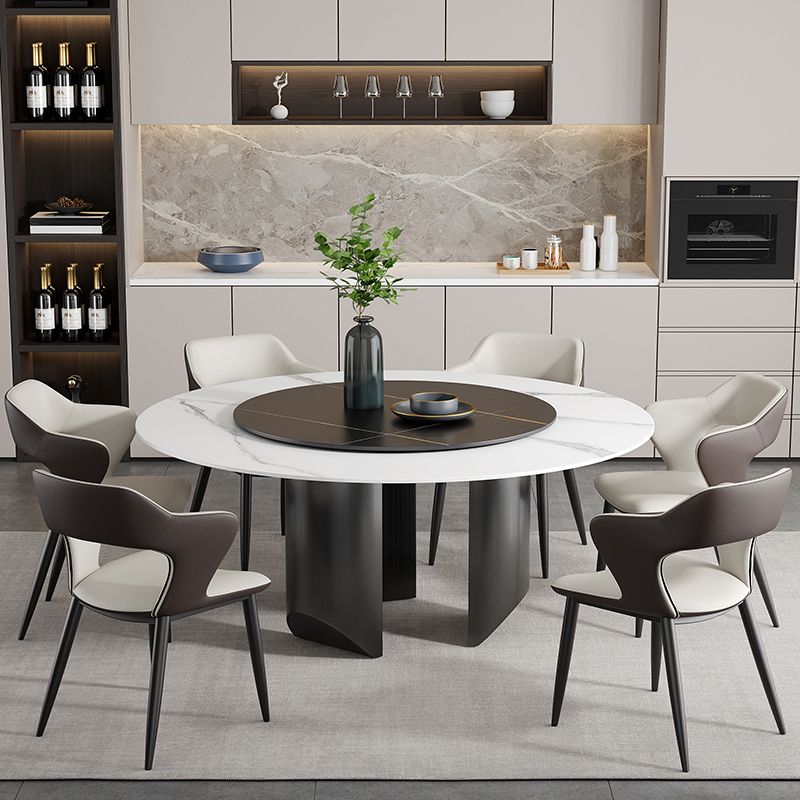 Modern 1/4/7/9 Pieces Furniture Round Stone Dining Set for Kitchen