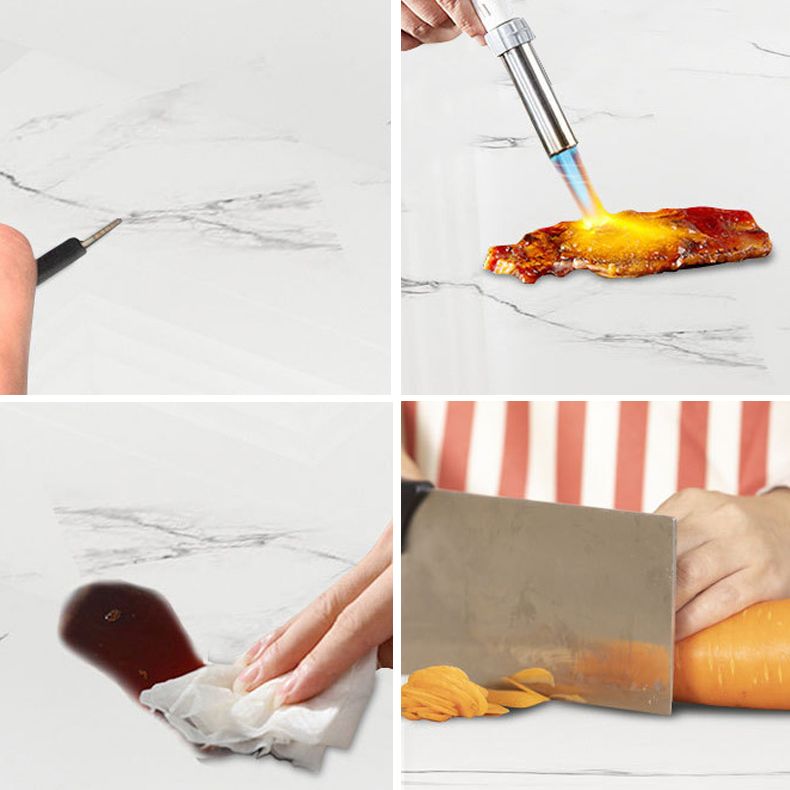 Modern 1/3/4/7 Pieces Dining Set Rectangle Sintered Stone Dining Table Set