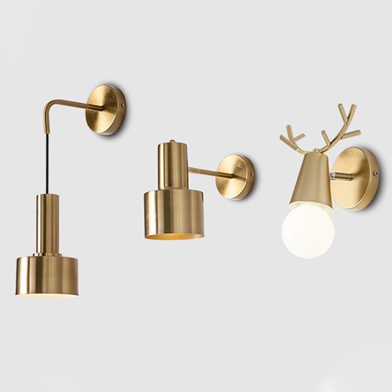 Schlafzimmer postmoderne Eisenleuchten mit einer Lampenwandmontage Beleuchtung