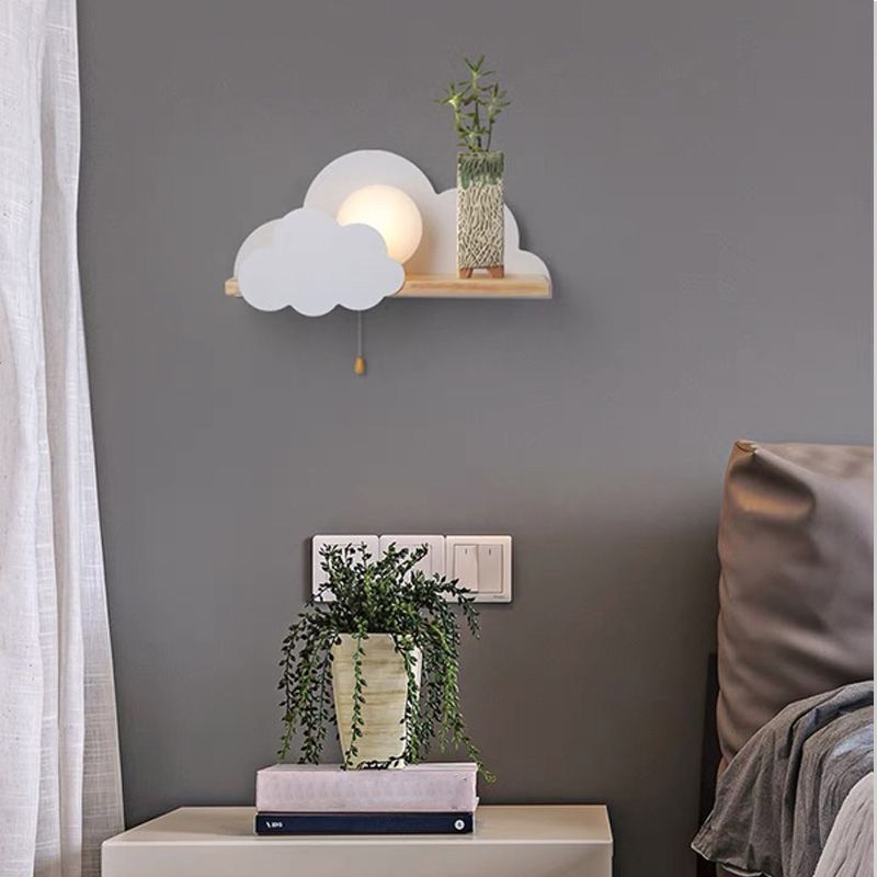 1 Light Light Murn Light de 1 Light Malle Motal Mall Mur Mount Laut d'éclairage