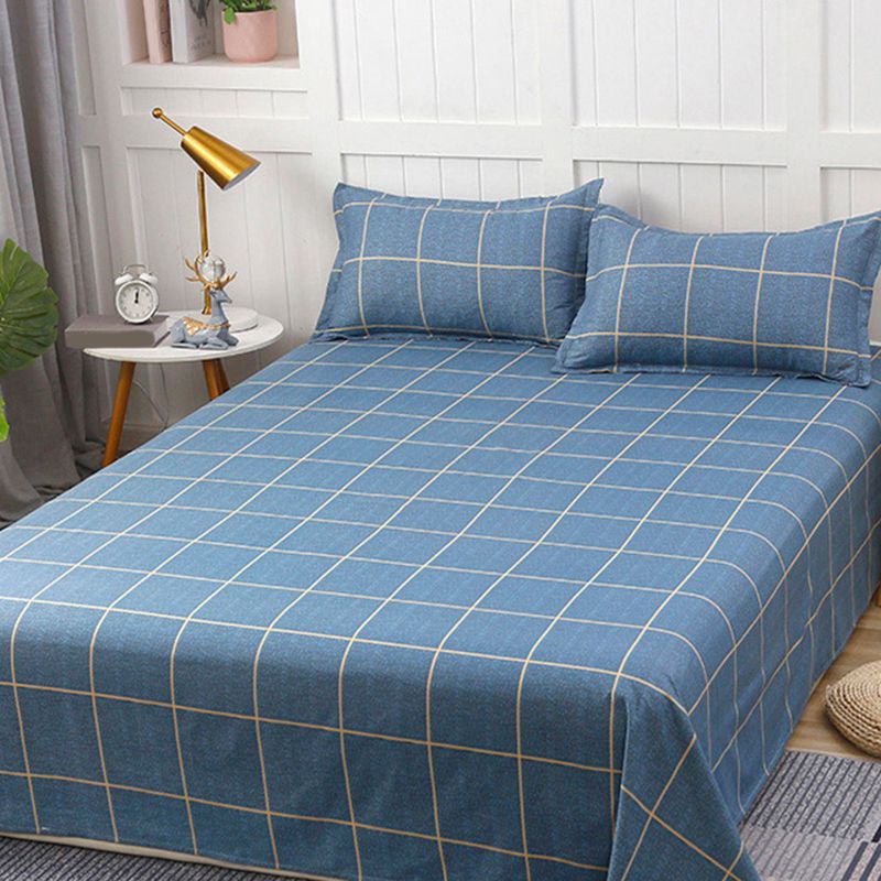 Non-Pilling Printed Bed Sheet Twill Polyester Breathable Fade Resistant Sheet