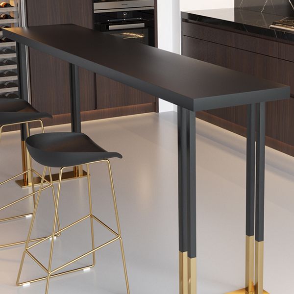 1/3 Pieces Counter Height Table Set Industrial Rectangular Pub Dining Set