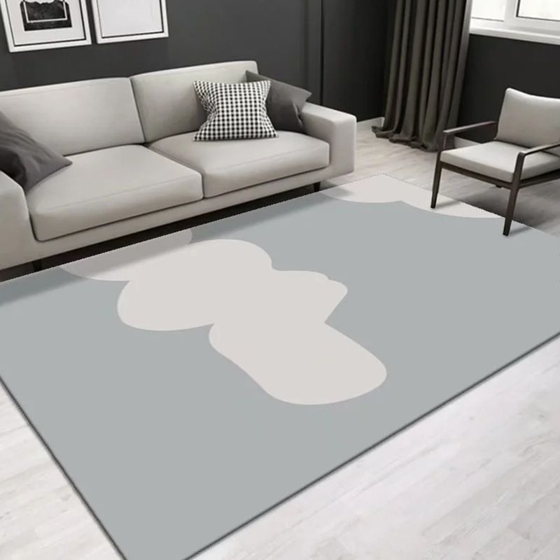 Modern Indoor Carpet Geometric Print Rug Polyester Stain Resistant Carpet for Home Decor