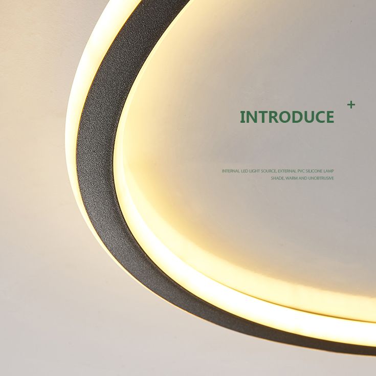 Moderne Flush Mount Light Armaturen Acryl 1 Licht Flush Light Fixtures