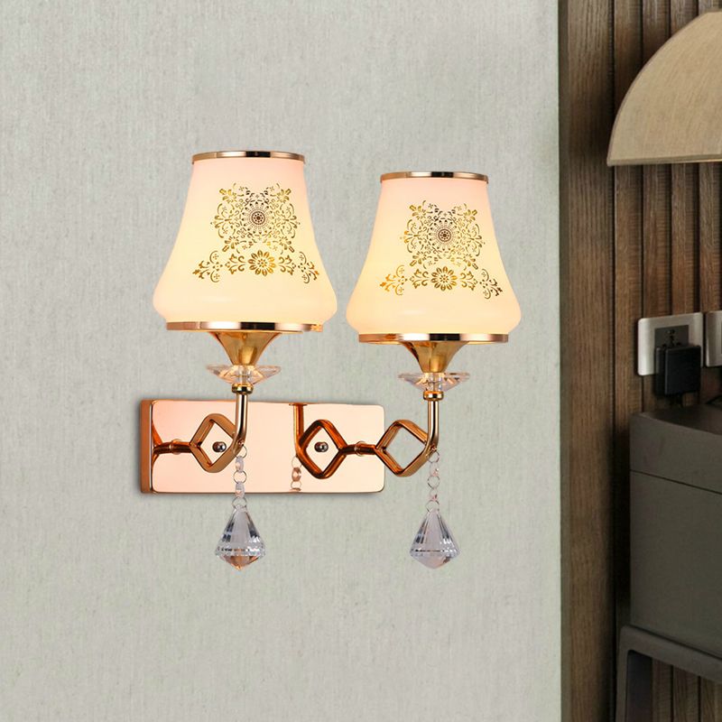 Pobrume de lampe murale de chevet en forme de bot