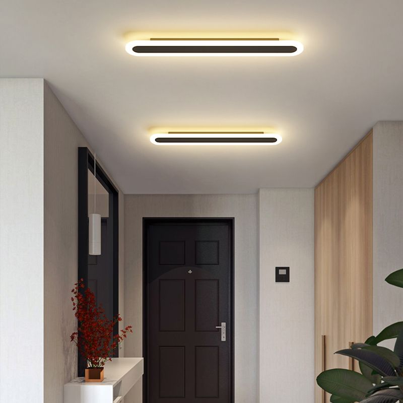 Lineare Form Metall Wandleuchten moderner Stil 1-Licht-Wandhalterung Beleuchtung