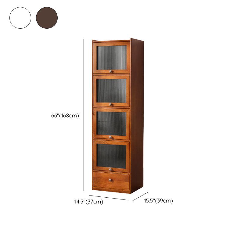 Ultra Modern Display Stand Solid Wood Buffet Cabinet with Drawers for Dining Room