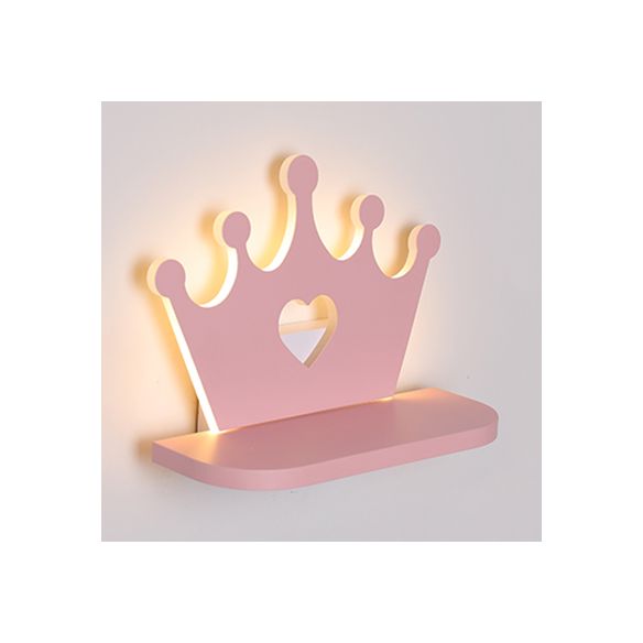 Cartoon Mooie patroon Wall Light Acryl LED SCONCE LICHT MET SPLOK VOOR JODS GIRL SLAAPKAMER