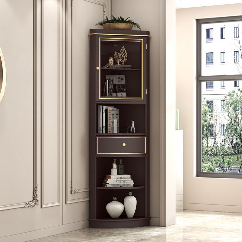 Modern Stain Resistant Chest Solid Wood Side Cabinet with Drawer
