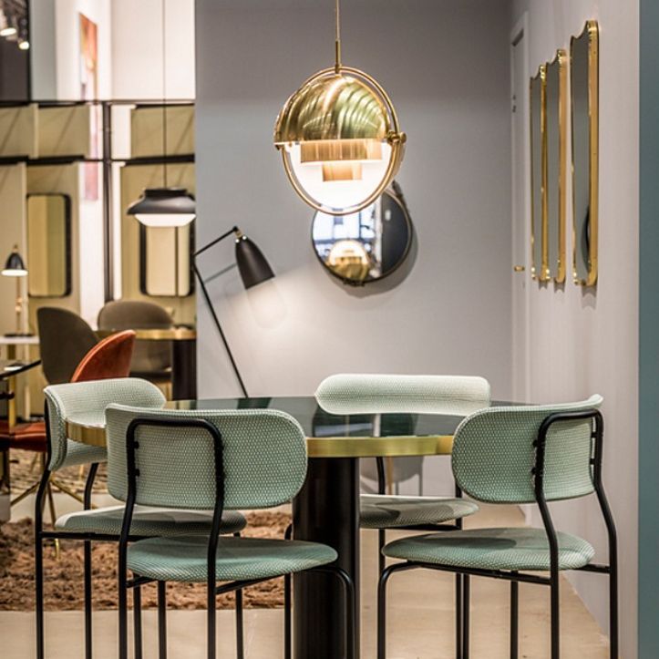 Luce a sospensione contemporanea in metallo Luce sospesa a 1 luce per sala da studio