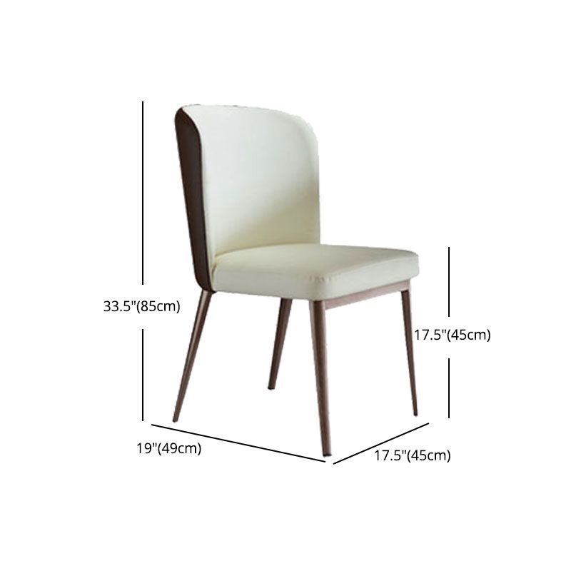 Nordic Dining Set 1/4/5 Pieces Sintered Stone Dining Table with Leather Chairs