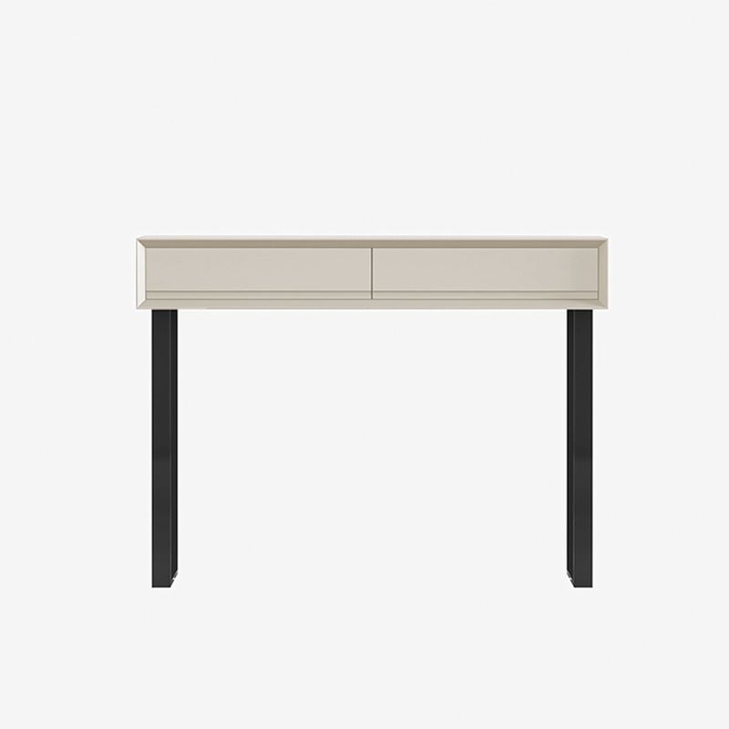 Modern Grey/Beige Vanity Tables Wood and Metal Vanity Makeup Table Set