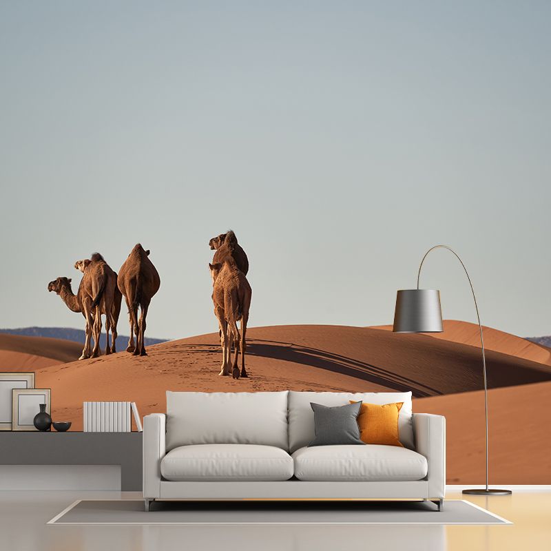 Desert Mural Wallpaper for Decoration Simplicity Living Room Wall Covering