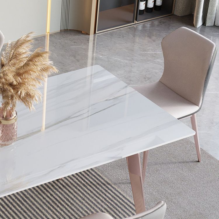 Nordic 1/2/5/7 Pieces Dining Set Sintered Stone Dining Table Set for Restaurant