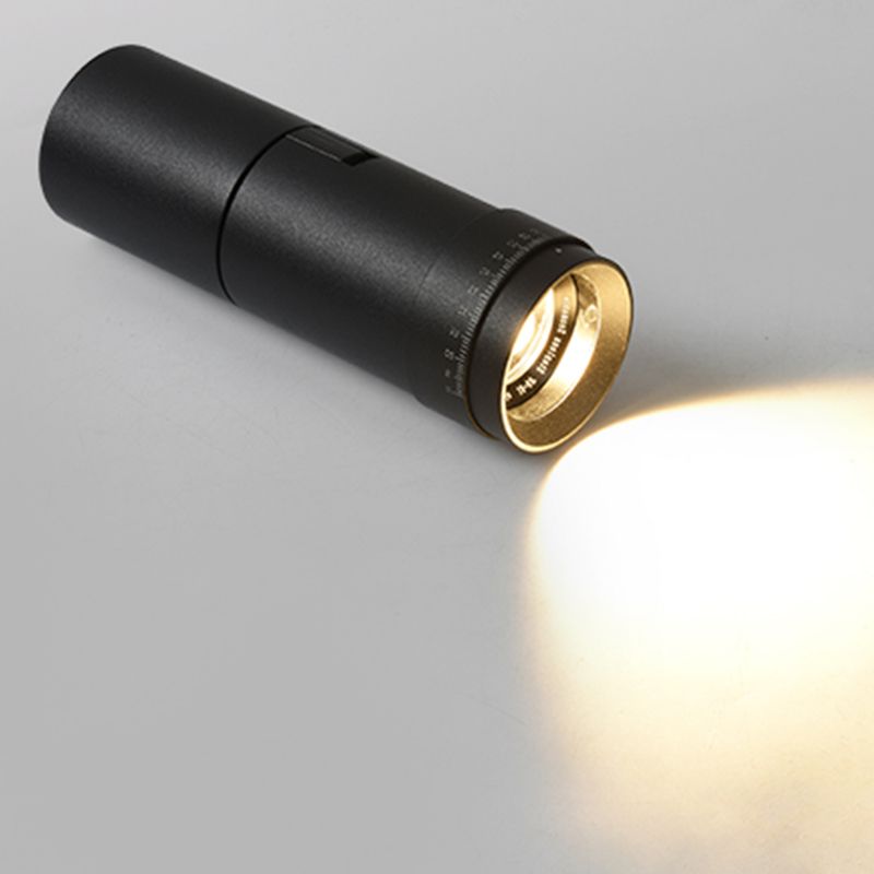 Neuartiges nordisches Röhrenstrahler-Aluminium-Wohnzimmer-LED-Downlight zur Unterputzmontage mit Fokusgetriebe