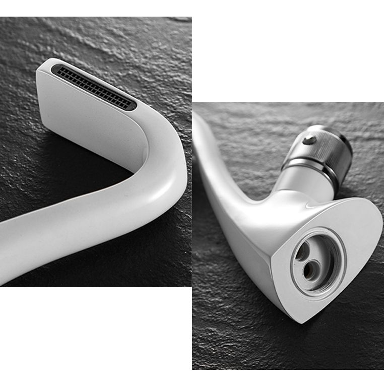Modern Faucet Bathroom Knob Handle Single Hole Waterfall Spout Faucet