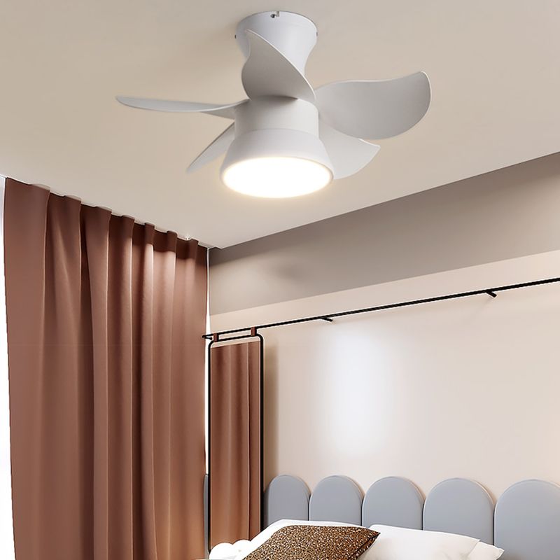 Metal Ceiling Fan Light Modern Style 1 Light Ceiling Fan Light for Children's Room
