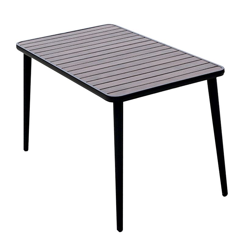 Industrial Dining Table Wood Rust Resistant Table, Water Resistant