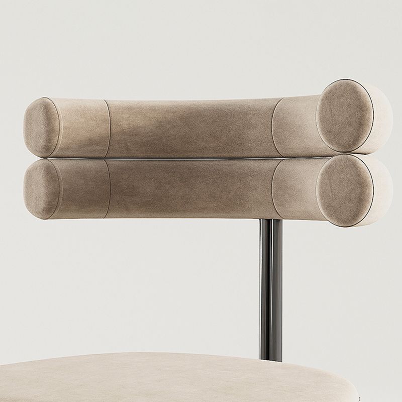 Contemporary Armless Dining Chairs Upholstered Dining Chairs