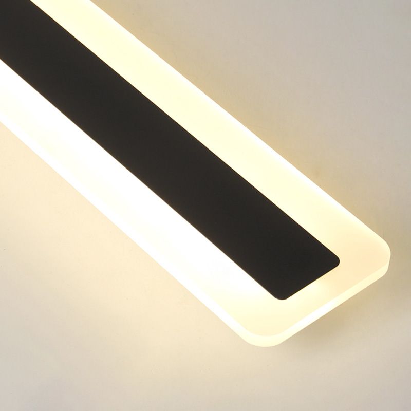 Deux Head Modern Flush Ceiling Spotlight Iron LED Track Light Fixture for Dinning Room