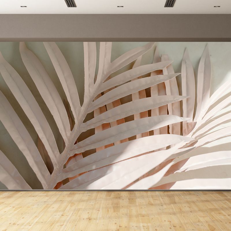 Tree Leaf Mural Stain-Resistant Wall Decor for Dining Room, Personalized Size