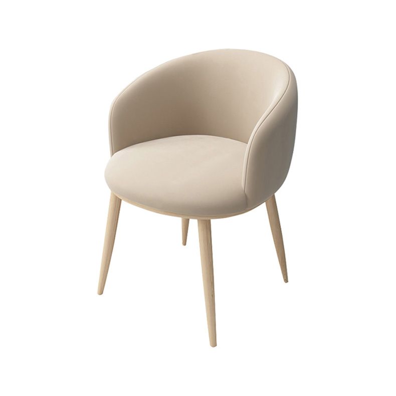 Glam 16.5" Wide Arm Chair Parsons Dining Chair for Dining Room